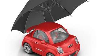 city car and umbrella