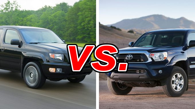 Honda ridgeline vs toyota tacoma 2011