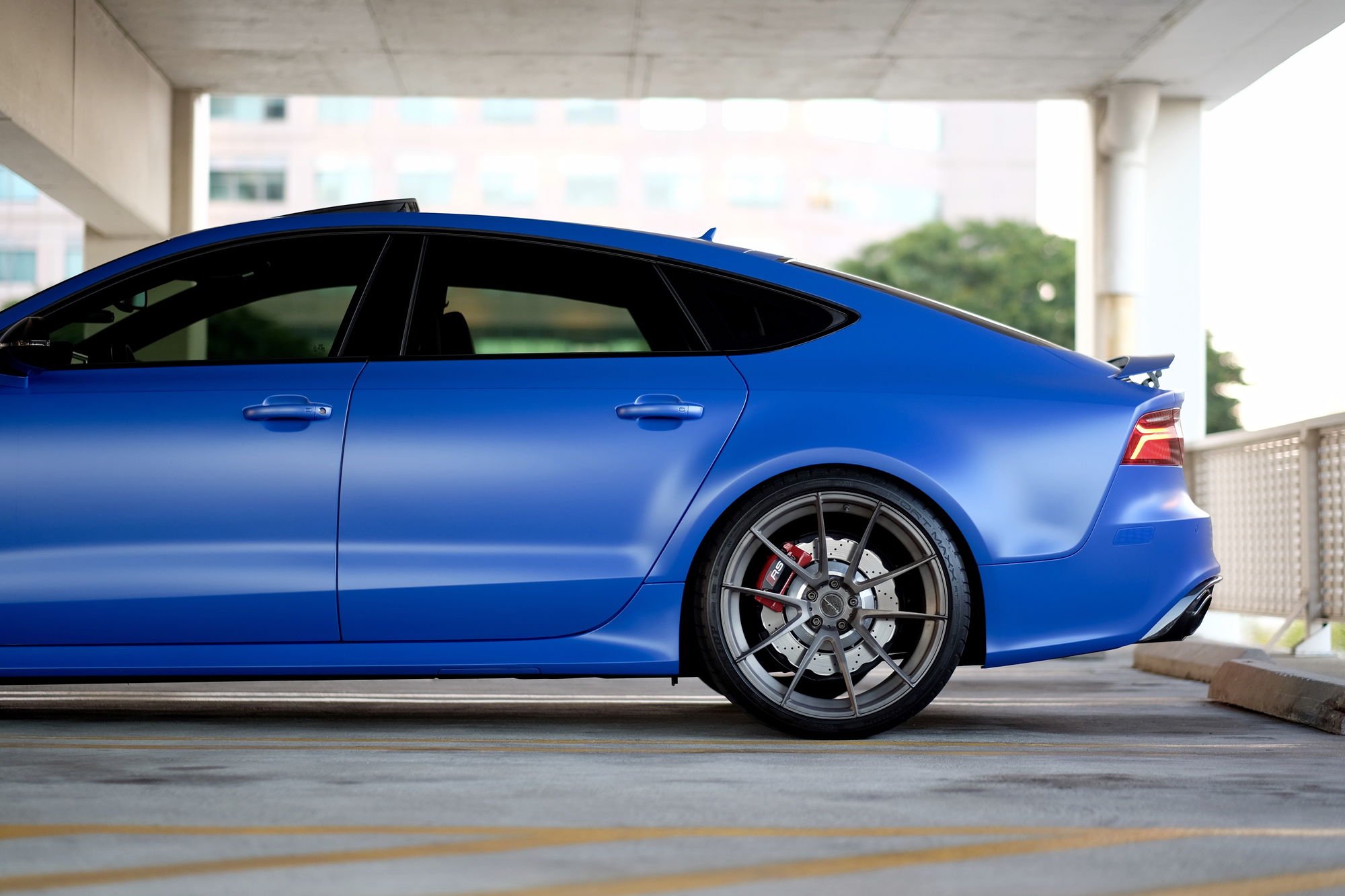 Audi RS7 - Azure Blue Metallic — Incognito Wraps