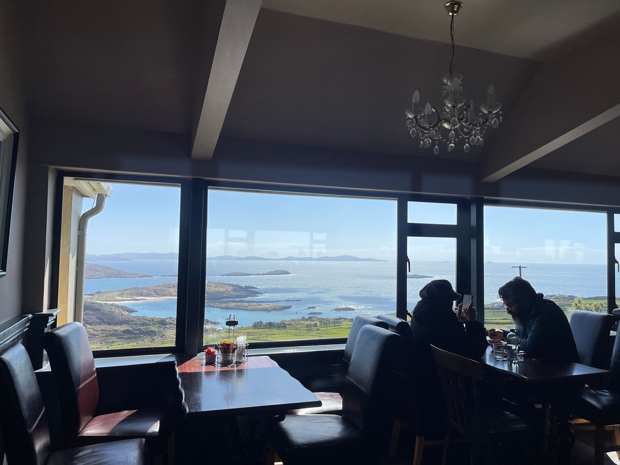 Scarring Inn for lunch with beautiful views