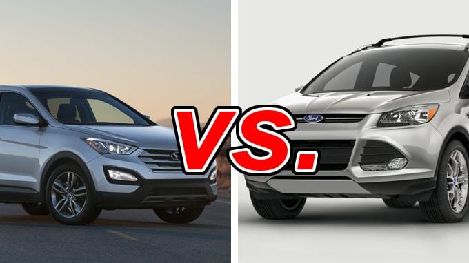Ford escape vs. hyundai santa fe