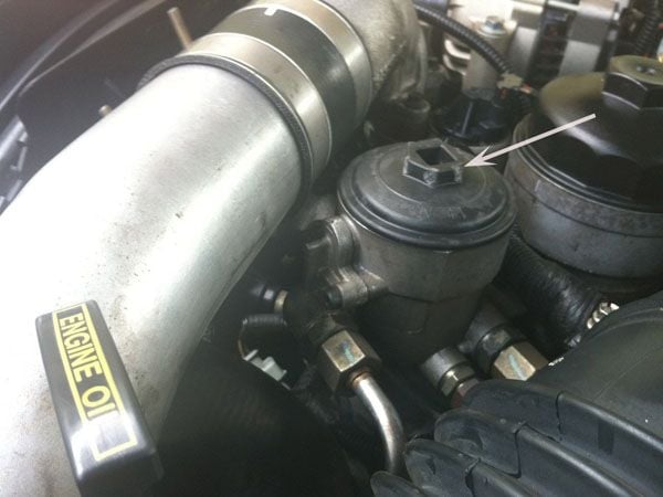 2001 Ford f250 diesel fuel filter change #2