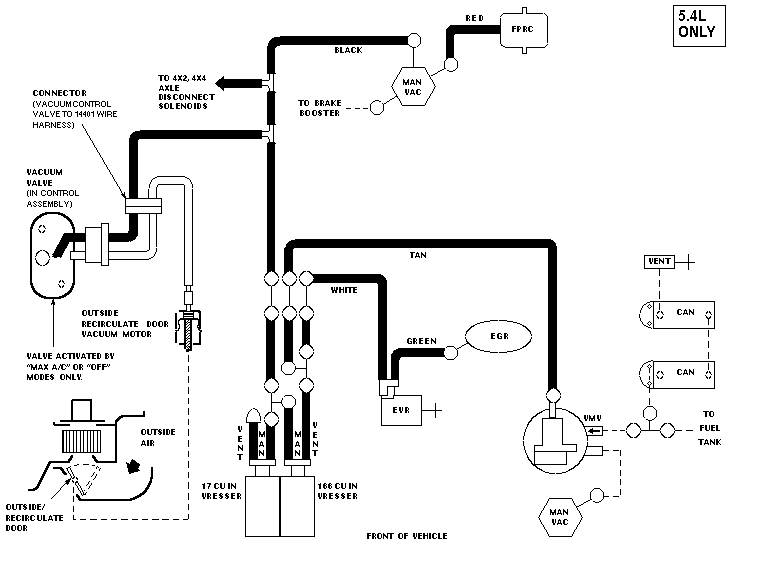 Diagram ford truck vacuum #10