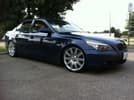 Clean E60 dropped and 550i 19" staggerd rims