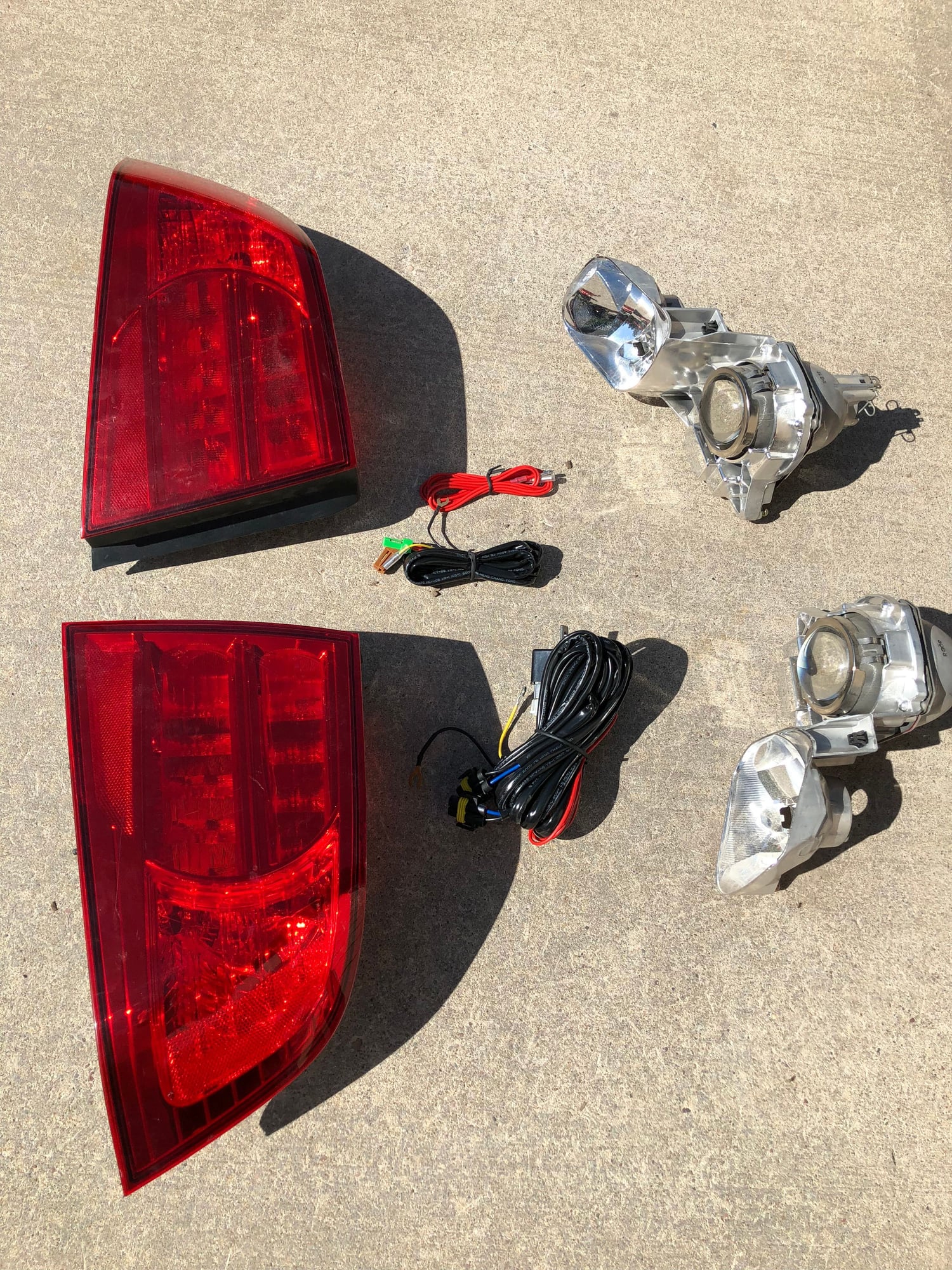 Lights - FS 04 TL OEM projectors with clear lens. OEM taillights without the led boards. - Used - 2004 to 2008 Acura TL - Ronan, MT 59864, United States