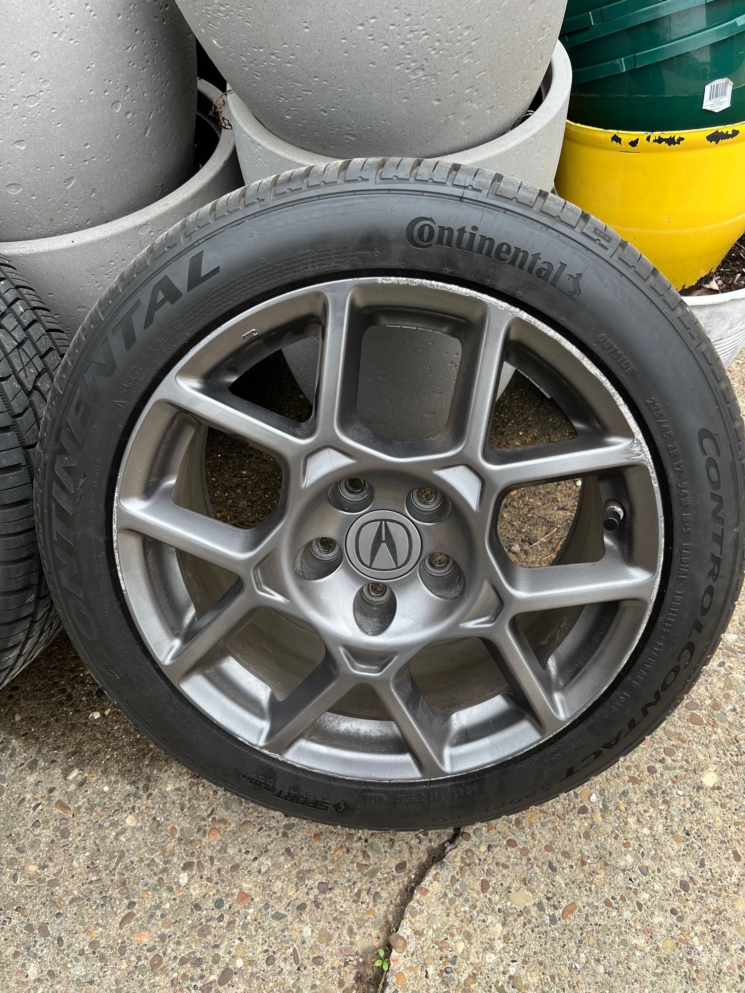 Wheels and Tires/Axles - 07-08 TL Type-S OEM Waffle Wheels Enkei 42700-SEP-A61 - Used - All Years  All Models - Charleroi, PA 15022, United States