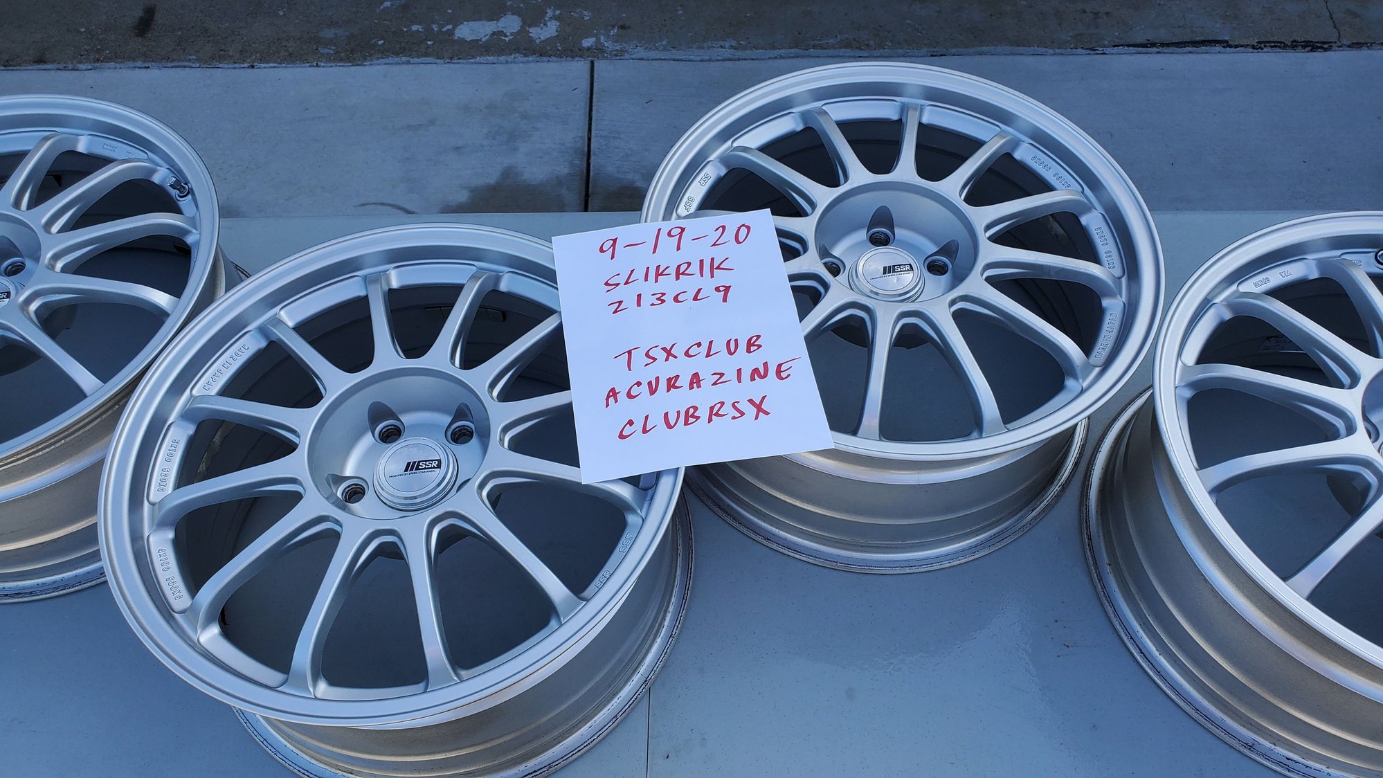 Wheels and Tires/Axles - SOLD: 18" Rims SSR TYPE F 5X114 - Used - 0  All Models - Pico Rivera, CA 90660, United States