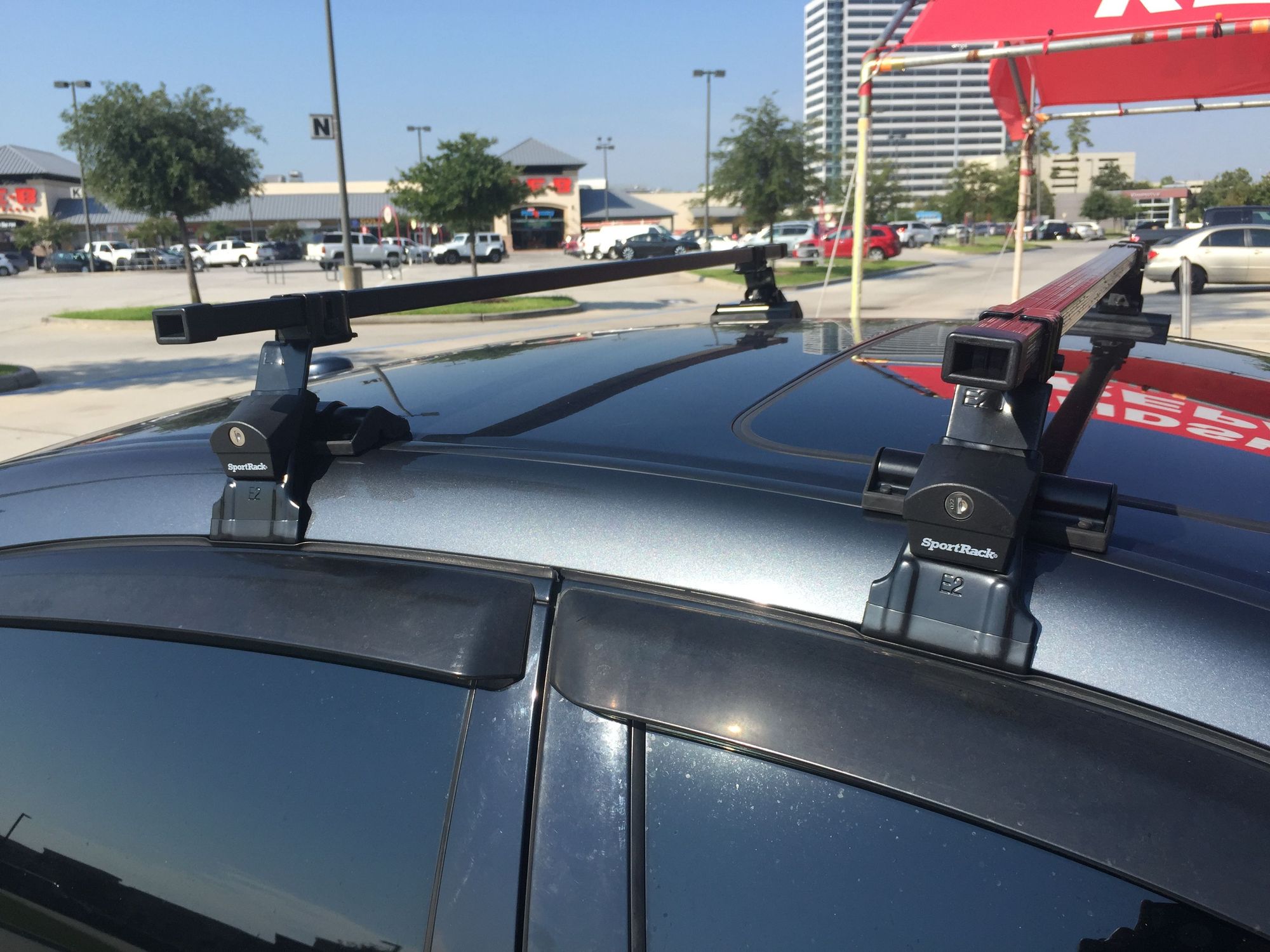 I didn't want to spend $250-500 on a Thule or Yakima so if anybody is on budget these work.