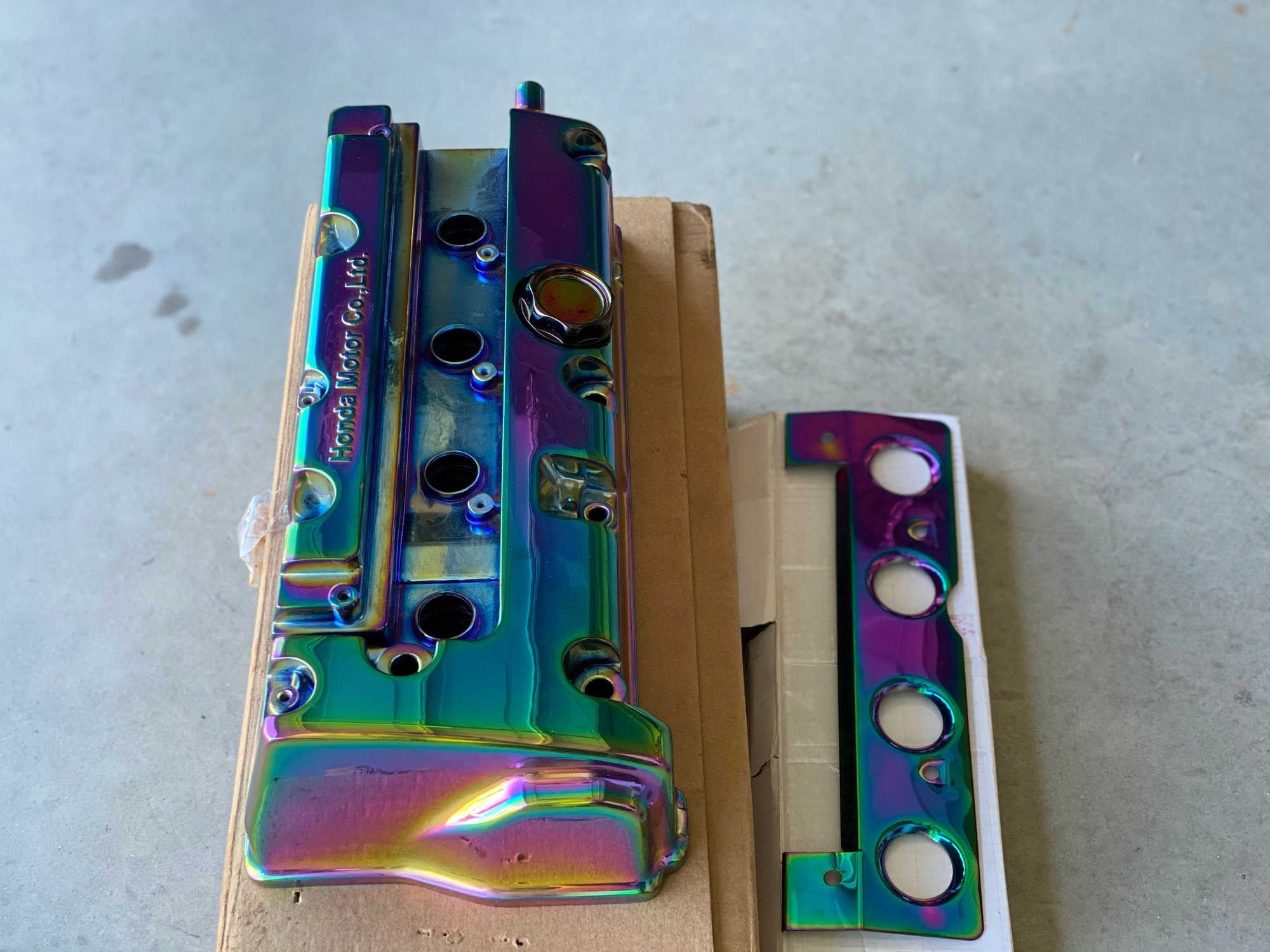 Accessories - FS: k20 Neo Chrome valve cover + oil cap + (2) coil pack cover - Used - 2002 to 2006 Acura RSX - 2006 to 2007 Honda Civic - Dawsonville, Georgia