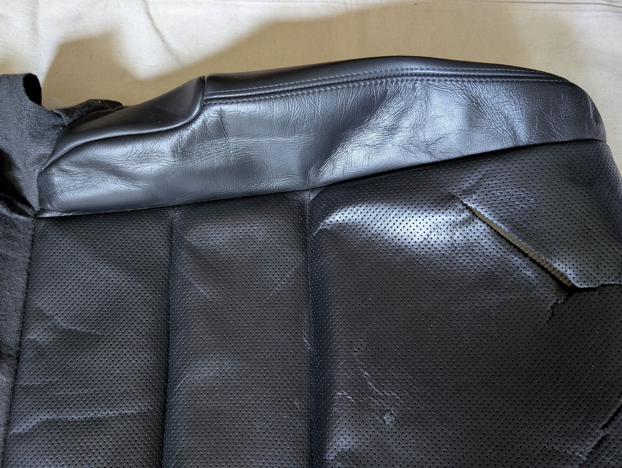 Interior/Upholstery - Free + Shipping Original OE Torn 2006 Acura TL Passenger Front Seat Cover Ebony Black - Used - 2004 to 2008 Acura TL - Willow Grove, PA 19090, United States