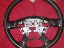 top of steering wheel is used but the rest of the wheel is decent. price is negotiable for wheel.