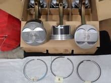 New pistons and rings