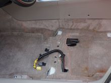 Cleaned up both sides as best as I could with a can of blue magic carpet cleaner that I’ve had in the garage for months.