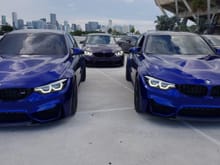 2 M3 CS's and me in the back
