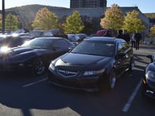 Good looking TL at Cars and Coffee.