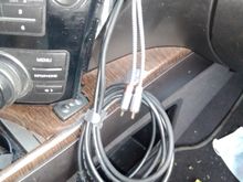 Here is the wires from the aux, HDMI, and USB.