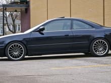 My car with the 18&quot; Bk's and eibach pro kit