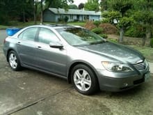 *sold* 2005 Acura RL, Lakeshore Silver on Taupe.