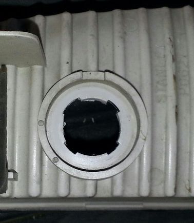 Enlarged lamp socket.