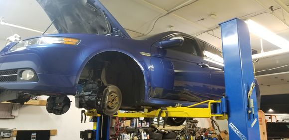 Under the knife for the j37 swap. 