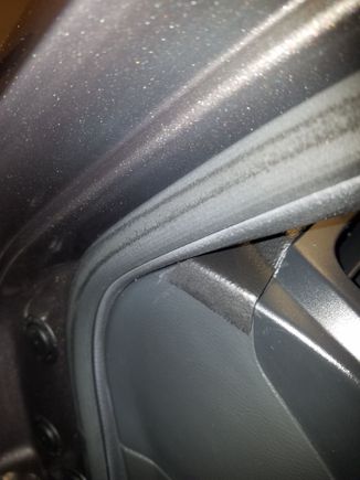 Test fit, driver's side (above). This is one area that I used a Dremel to sand down so the edge was razor thin. I wanted it as thin as possible.