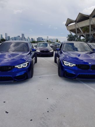 2 M3 CS's and me in the back