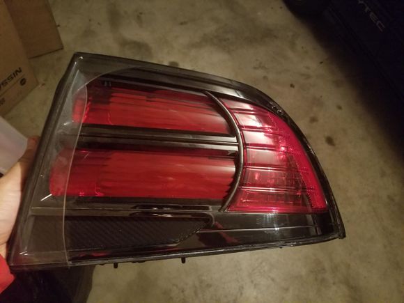 Modded oem type s tail light, damaged lens