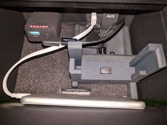 Everything assembled and installed in place.