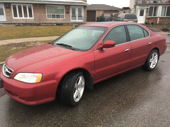 It was rainy when I had the tires put on. Much better than the winters.