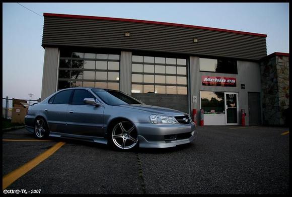 In front of my buddy's shop