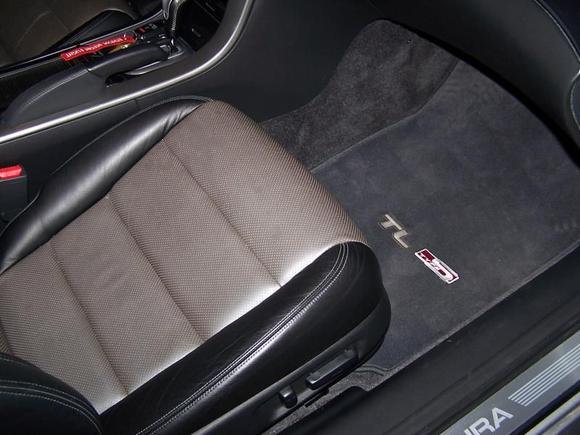 Type S badging-floor mats.