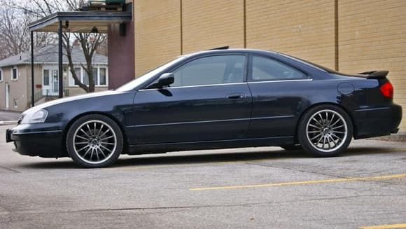 My car with the 18&quot; Bk's and eibach pro kit