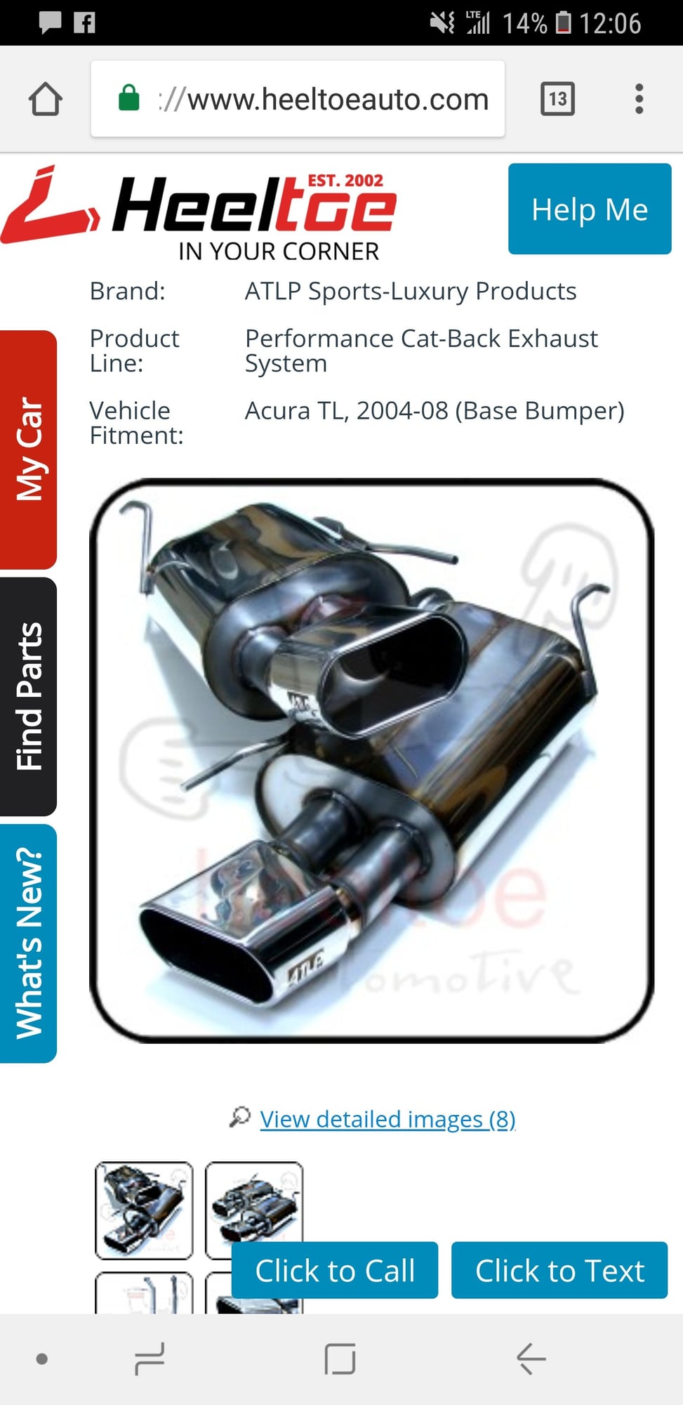 Engine - Exhaust - WTB:  ATLP Base Exhaust Mufflers - Used - All Years Acura TL - Jacksonville, FL 32244, United States