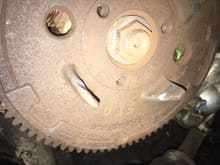 Flywheel damage from ratchet
