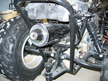 Kawasaki 500cc motorcycle muffler                                                                                                                                                                       