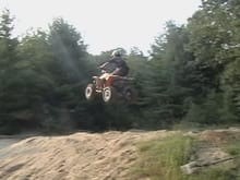 20 foot table top I made from just a big pile of sand.  Its such an awesome jump.