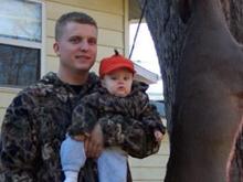 My son, and I and my deer for this season.                                                                                                                                                              