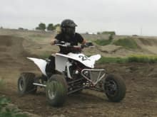 This is me and my quad. This pics was taken at my favorite track, Horn Rapids ORV Park, in Richland, WA