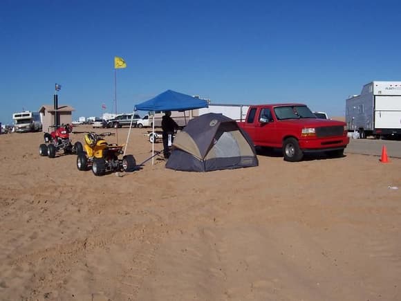 camp in january, my old truck in pic..                                                                                                                                                                  