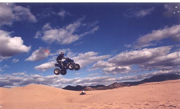 Me jumping my Raptor at LS Utah
