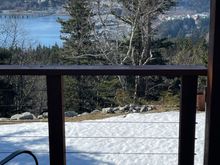 Snow starting to go from lawn.  Euchalon will come in May with sea lions and Orcas.  Spring is almost here. 

Mike