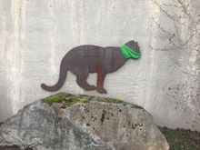 The cougar road art reminded me Lakemont climbs a ridgeline of Cougar Mt.