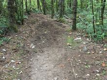 I discovered hiking/horse/biking trail - not today!
