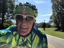 On the road after lunch. 70 degrees