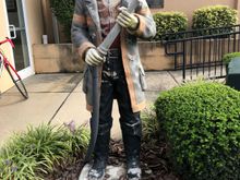 A nice fireman statue