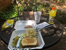 Lunch was awesome. Best turkey sandwich ever.