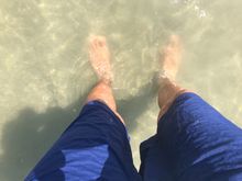 Ocean Water pretty clear today