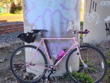 The Bob.  A project bike built around a Sturmey S2C hub.  It was a blast painting and building this.