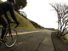 Yesterday - thick fog ABOVE 1500 ft.