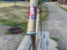 Some of the old grease from the headset seemed almost cooked on and has left some staining on the top of the head tube that I don’t think will come out any better 